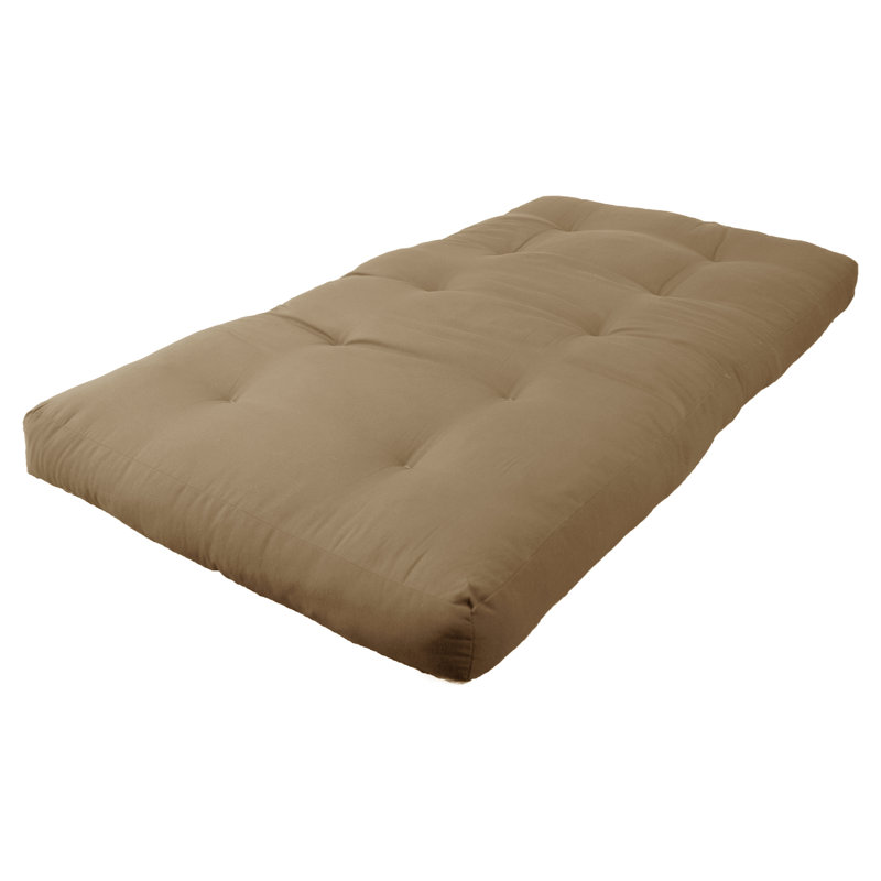 6'' Futon  Mattress, Toffee, Full