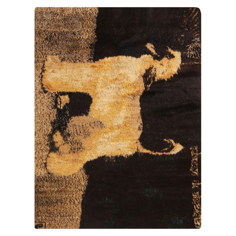 One-of-a-Kind 5'7" X 7'3" Hand Knotted Area Rug