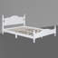 Lit plateforme moderne en bois massif rustique avec support de lattes durable-421656471-421656469