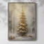 «Christmas Holiday Art», reproduction encadrée en bois massif-722225423