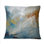 Comforting Blue Nova Awareness Abstract II - Abstract Painting Printed Throw Pillow