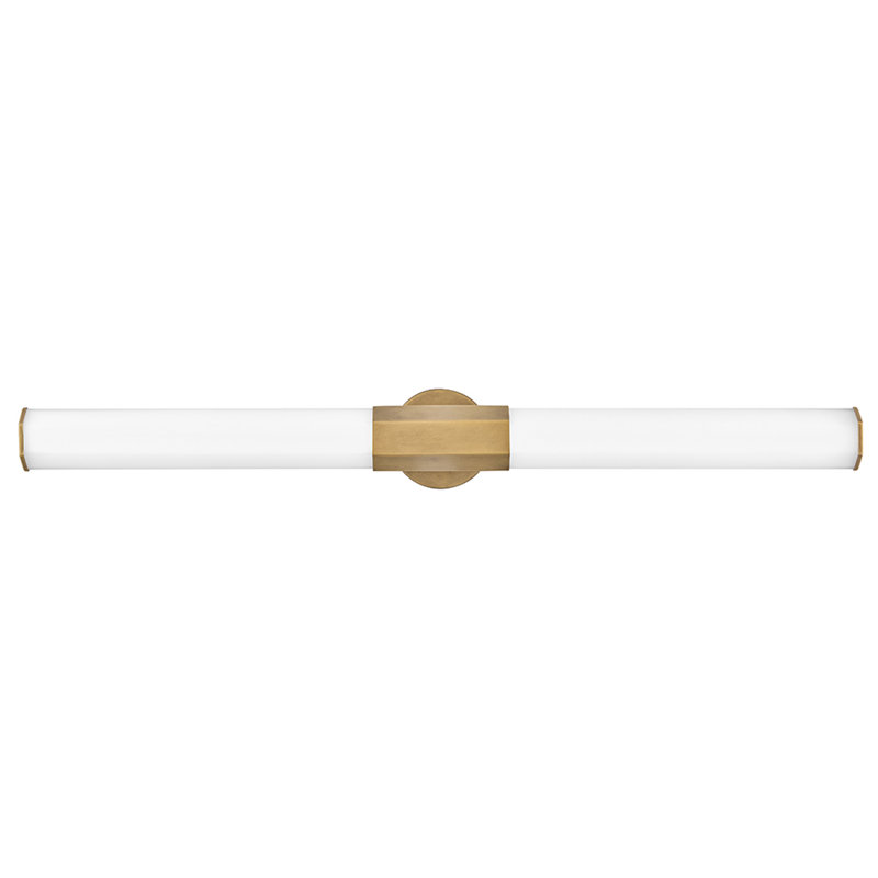Facet 1 - Light LED Bath Sconce, Heritage Brass
