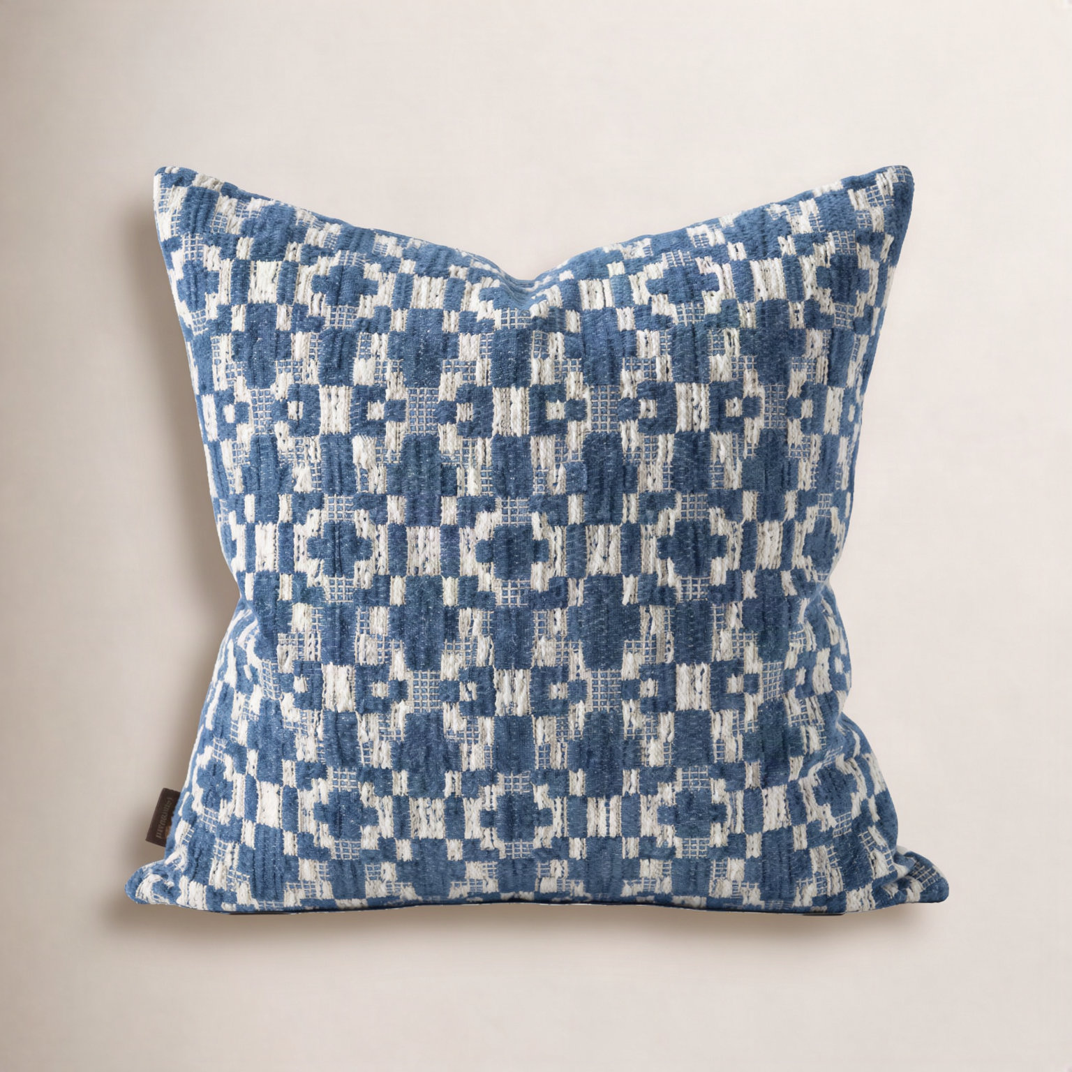 Fraser Throw Pillow, 24x24, Royal