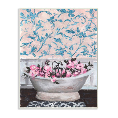 " Flower In Bath Tub " by Melissa Wang