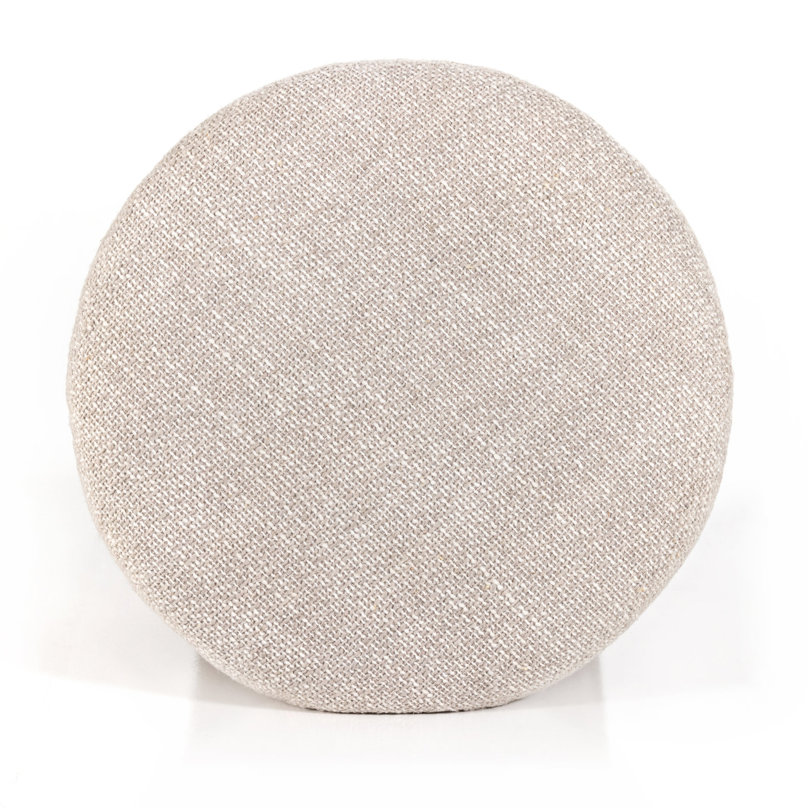 Greta 18" Solid Wood Ottoman, Toasted Ash, Gibson Wheat