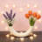 White Plain Vase Dry Vase