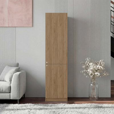 Natural Oak 2-door Storage Cabinet