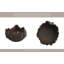 Bol court en porcelaine 14 po Dabira, rouille
