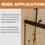 60'' - W x 70'' H Bypass Door Shower Door with Clear Glass And Handle-90863403
