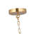 Stephane 5-Light 22" W Rattan Drum Chandelier