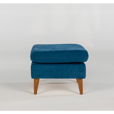 Burr 63cm Wide Square Solid Colour Standard Ottoman