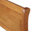 Base de lit simple en bois durable avec tête de lit et pied de lit, idéale pour les chambres à coucher modernes et les chambres d'amis.-554848206