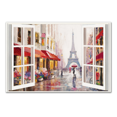 Art sur toile peint Paris