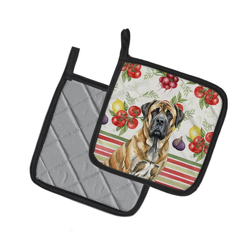 Paire de supports à casseroles Brindle, Brun