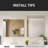 1.3" Thick Rectangle Metal Framed Bathroom Vanity Mirror, Decorative Mirror Wall Mirror with Tempered Glass-2079370084-2079370086