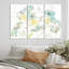 « aqua rose natural element natural element », reproduction d’image multi-pièces sur toile campagne premium-40996885