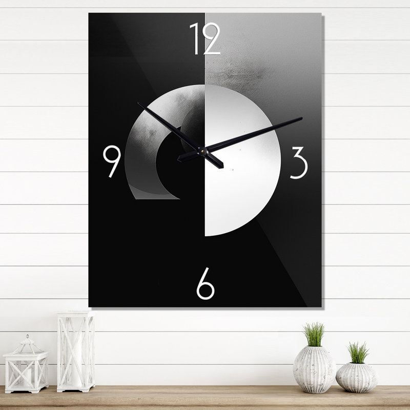Horloge murale abstraite Essential Essential géométrie circulaire I, H 40 po x l 30 po x P 1 po