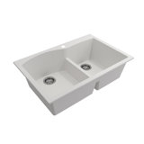 Campino 33'' L Double Basin Kitchen Sink