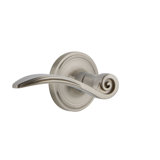 Classic Rosette Privacy (Bed & Bath) with Swan Lever