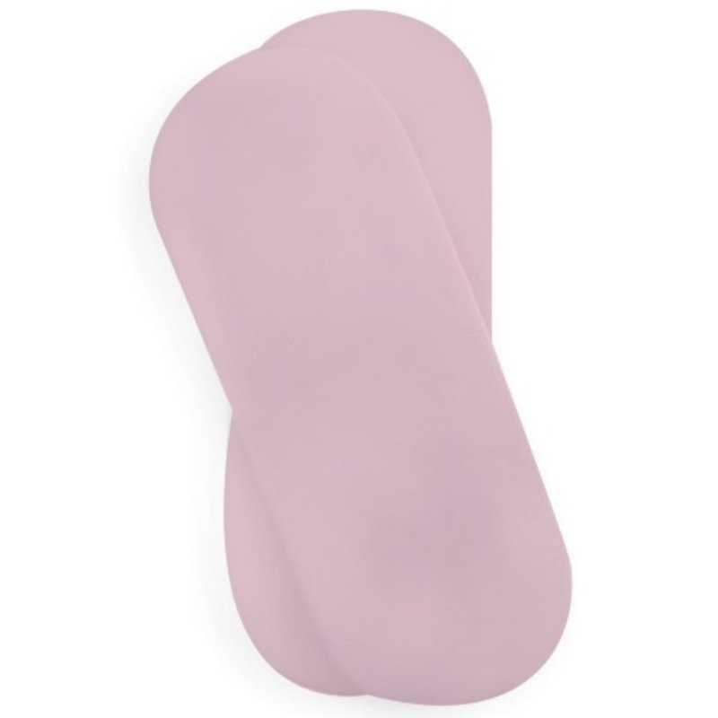 Cotton 2 - Piece Moses Basket Sheet Set, Pink