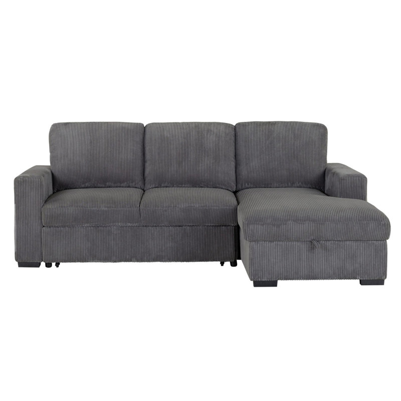 Melody Grey Sectional Without Pullout