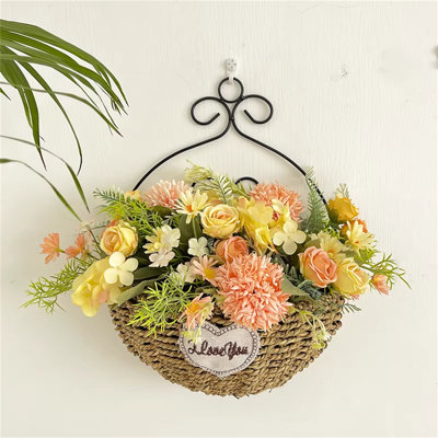 Wall-Mounted Artificial Flower