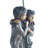 Bronze 2 Kids Holding an Umbrella Fountain