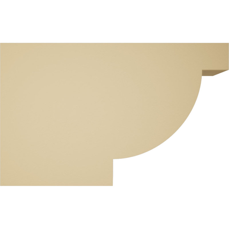 Alpine Signature Urethane Rafter Tail, Primed Tan, 10" H x 16" W x 5" D
