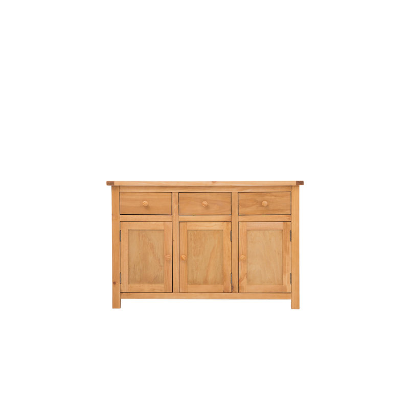 Solid Wood Sideboard (Long), Natural Waxed