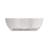 63" Premium Solid Surface Deep Soaking Bathtub With Three Holes Faucet