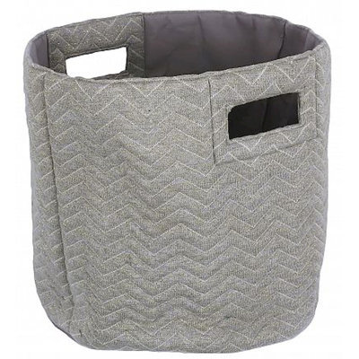 Panier en tissu Zig Zag