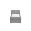 Dorothea  Upholstered EU Single - 90 X 200 Cm Bed with Mattress-40554688