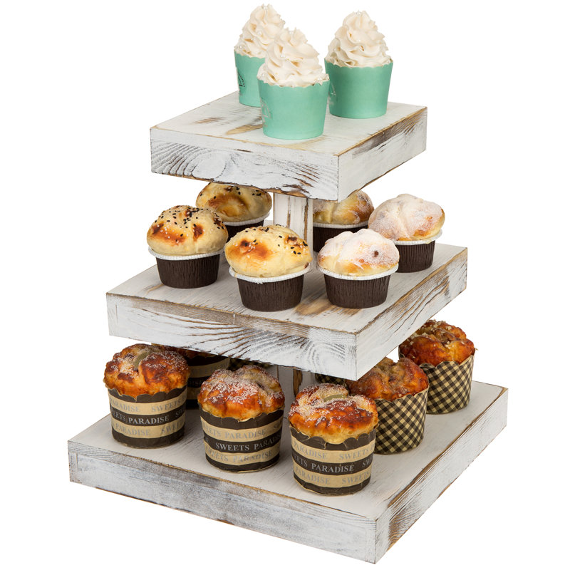 Friedlieb 3 Tier Wood Tiered Stand