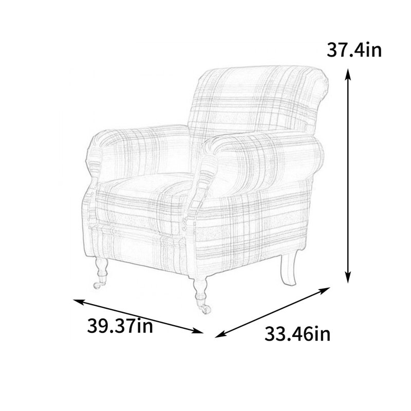 Fauteuil inclinable rembourré Cassietta