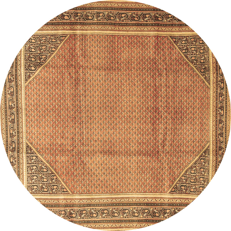 Performance Oriental Indoor Rug, Round 5'