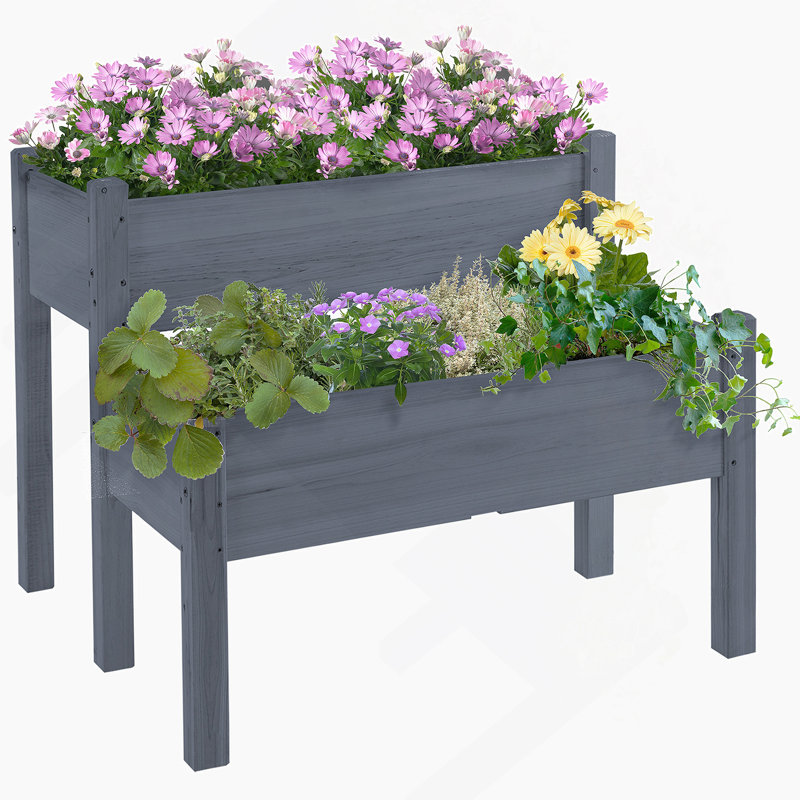 Lit de jardin surélevé polyvalent pour plantes en plein essor et jardinage sans effort