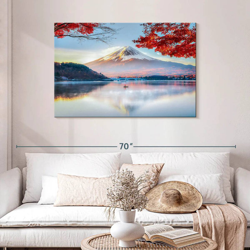Alvord, mont Fuji, lac Kawaguchiko, H 30 po x l 45 po