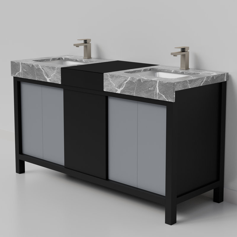 Meuble-lavabo de 60 po Lexora Zilara