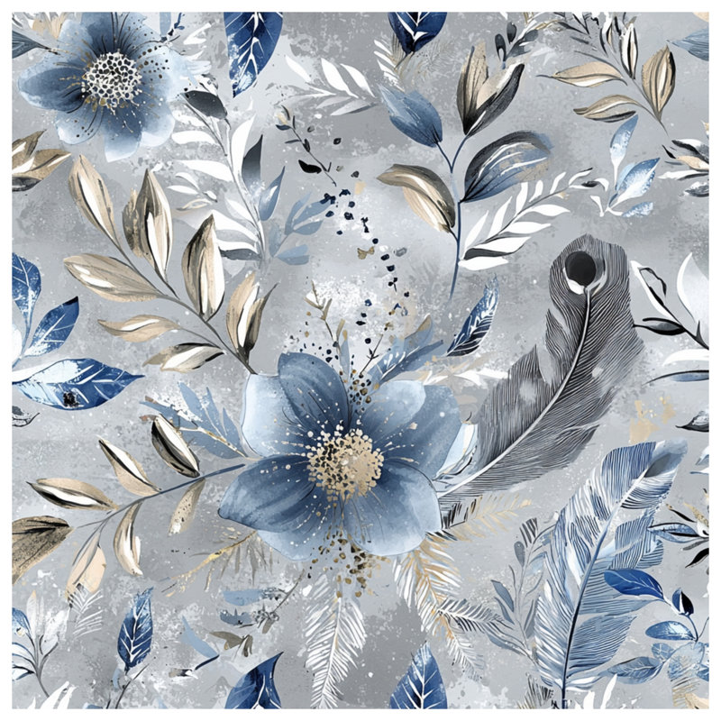 Floral Throw Pillow, Nature Double Sided Pillows, 18 x 18 inches