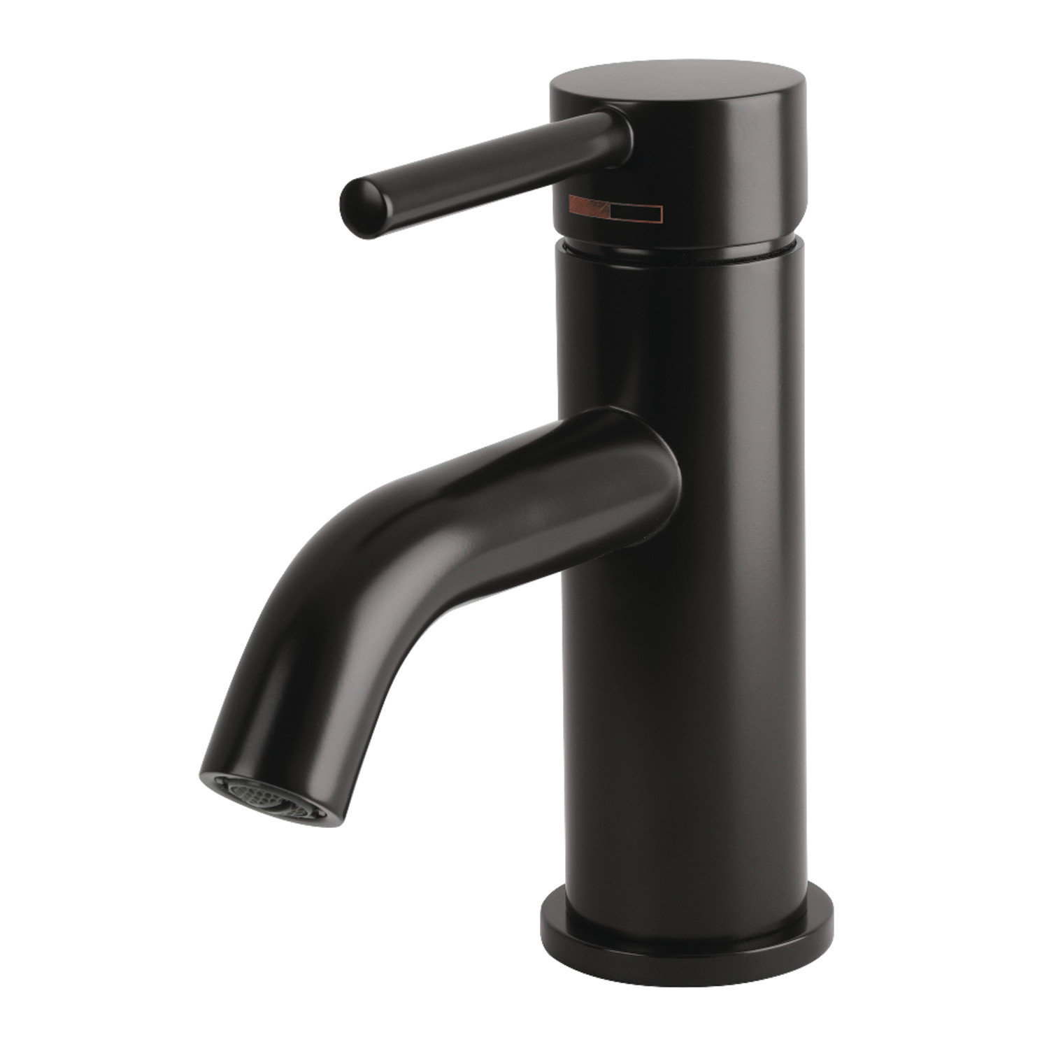 Kingston Brass Concord Single-Handle 1-Hole Deck Mount Bathroom Faucet with Push Pop-Up, Oil Rubbed Bronze