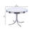 Kendell Round Metal Base Dining Table