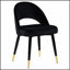 Élégantes chaises latérales arquées (ensemble de 2) au design ergonomique et robustes pour un repas moderne