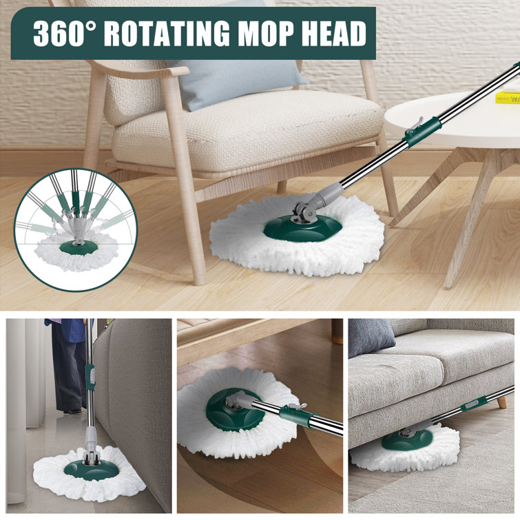 https://assets.wfcdn.com/im/03750610/resize-h755-w755%5Ecompr-r85/2492/249295330/Spin+Mop+Bucket+Floor+Cleaning+System+with+2+Wheel+Packs%2C+5+Microfiber+Mop+Refills+and+1+Floor+Scrub.jpg