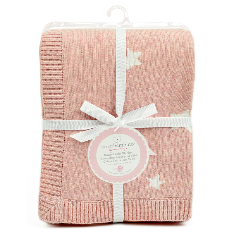 Couverture pour bébé 100% coton Dillman, Rose