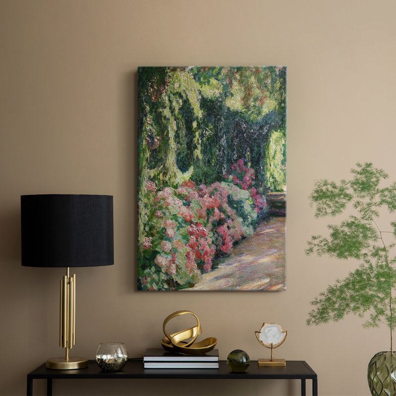 Paysage rétro LXI - galerie Cavas, H 27 po x l 18 po