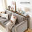 Long Console Sofa Table With Power Outlets And USB Ports, Sturdy Metal Frame, Adjustable Feet, And Anti-Tipping Strap, Perfect For Behind Couch Placement-112390235-112390237