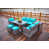 Grey Frame/Turquoise Cushion