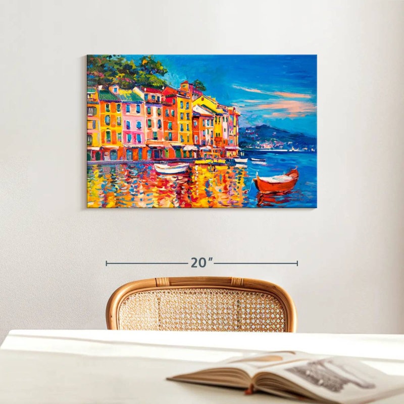 Harbor Town, 16" H x 24" W