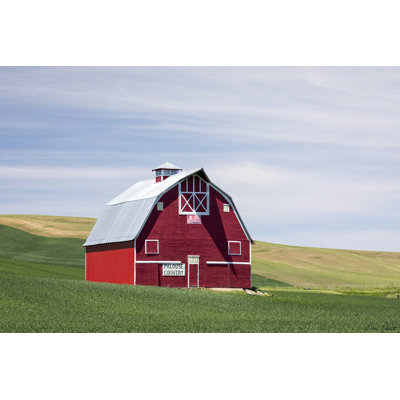Red Palouse Barn II sur toile