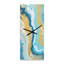 Horloge murale abstraite à composition abstraite en marbre III-37548882